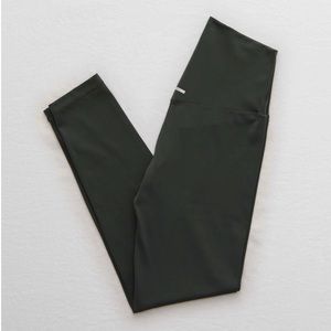 Aerie Play 7/8 Active Leggings - Olive Green